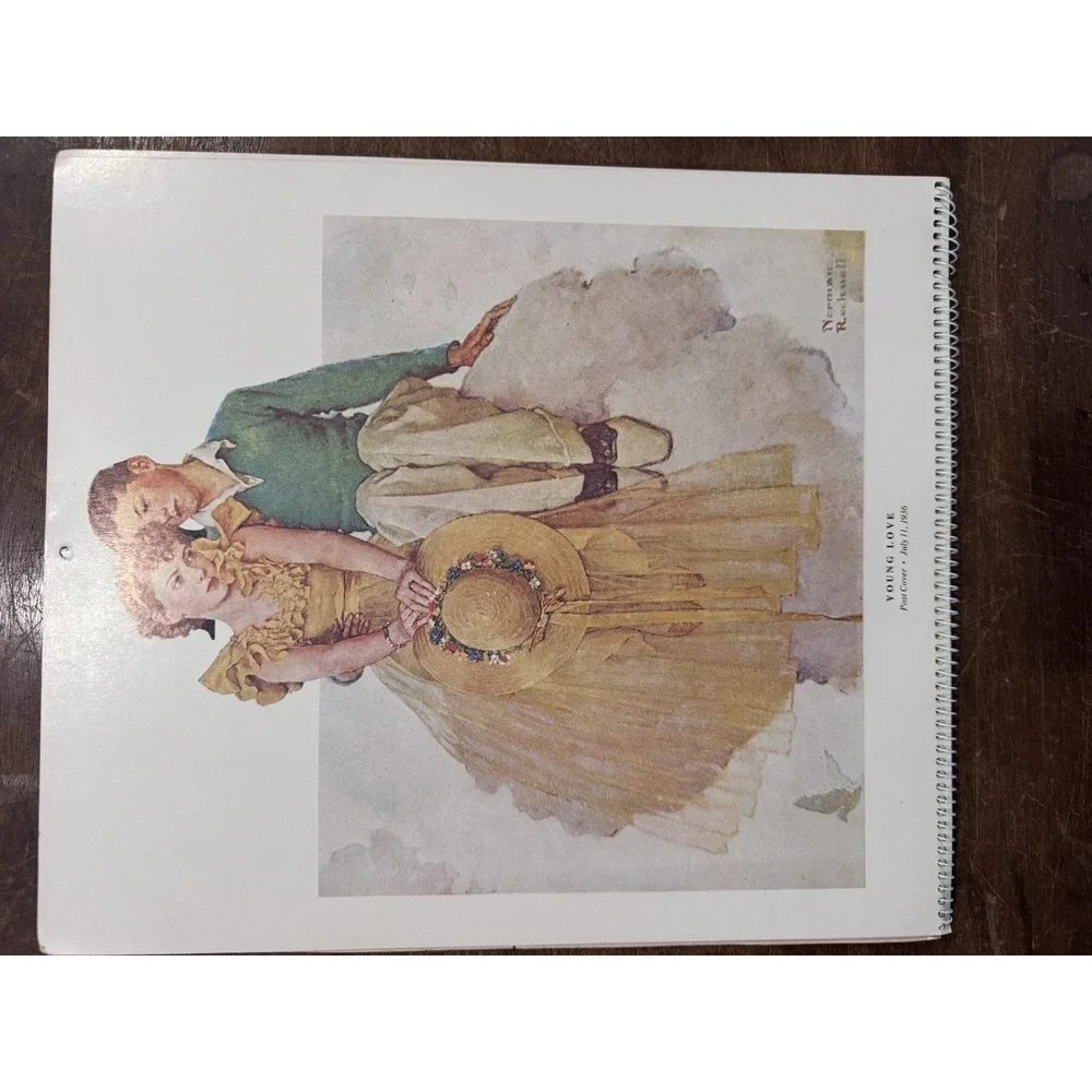 1982 Norman Rockwell Calendar Unused No Writing Collectible Artistic Vintage Art
